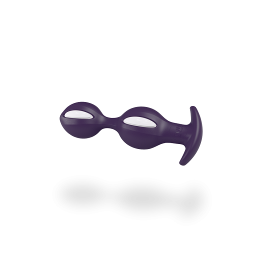 B BALLS Viola su bianco